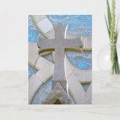 Carte pliée Christian Cross (Devant)