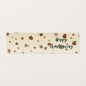 Carte pliée d'Acorns de Thanksgiving (Outside Unfolded)