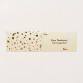 Carte pliée d'Acorns de Thanksgiving (Inside Unfolded)