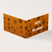 Carte pliée d'araignée d'Halloween (Outside)