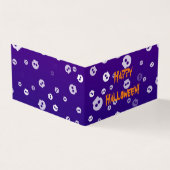 Carte pliée de crânes d'Halloween (Outside)