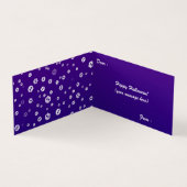 Carte pliée de crânes d'Halloween (Inside)