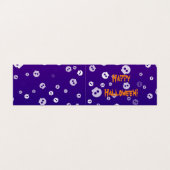 Carte pliée de crânes d'Halloween (Outside Unfolded)