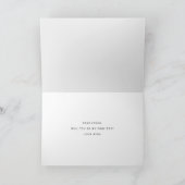 Carte pliée de demande de garçon de page (Intérieur)