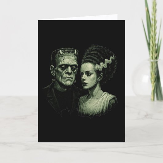 Carte Pliée De La Mariée De Frankenstein (Devant)