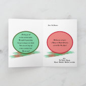 Carte pliée de l'arbre de Noël (Intérieur)
