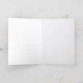 Carte pliée de monogramme à huile d'or réel (Couchage intérieur)