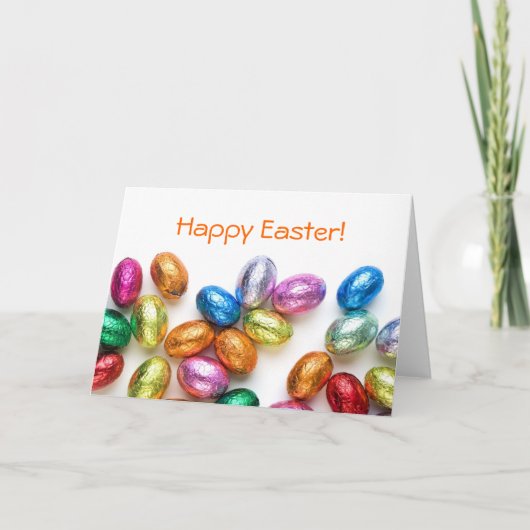 Carte pliée de Pâques (Devant)