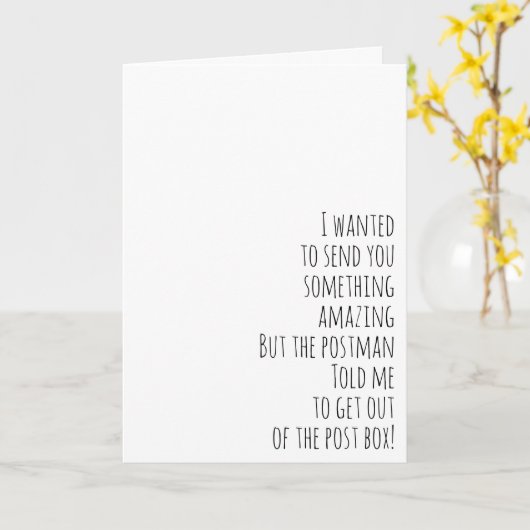 Carte pliée de voeux (Fleur jaune)