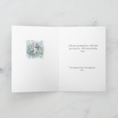 Carte Pliée des Joies Pastels de la Saison (Intérieur)