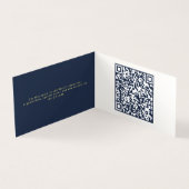 Carte pliée du code QR de Noël (Inside)