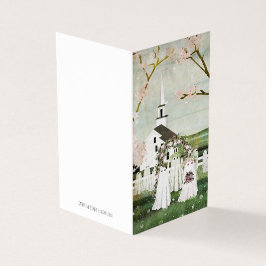 Carte pliée du Mariage de fantôme vide (Outside)