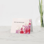 carte pliée eid moubarak pour ramadan (Dos)