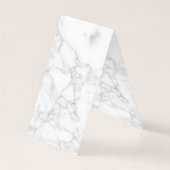 Carte pliée en marbre blanc (Back)