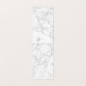 Carte pliée en marbre blanc (Inside Unfolded)