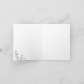 Carte pliée Fête des Mères Florale Géométrique (Intérieur)