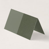 Carte pliée Fractionnée Moss Texture - Personnalis (Dos)