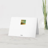 Carte Pliée Green Glittery (Dos)