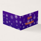 Carte pliée Halloween Spider Web (Outside)