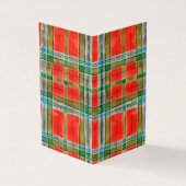 Carte pliée MAC BAIN TARTAN 3.5x2 (Outside)