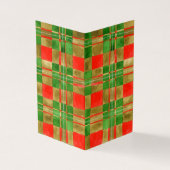 CARTE PLIÉE MAC GREGOR TARTAN 3.5x2 (Outside)
