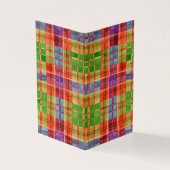 CARTE PLIÉE MAC RAE TARTAN 3.5x2 (Outside)