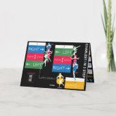 Carte pliée Mah Jongg Charleston (Dos)