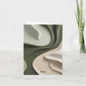 Carte pliée multifonction dans un graphique élégan (Dos)