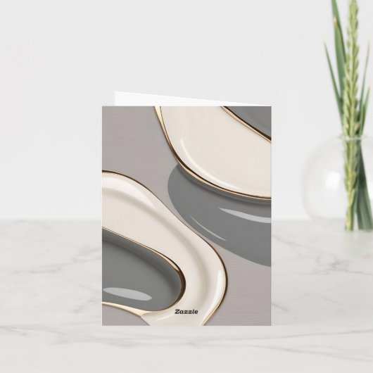 Carte pliée multifonction dans un graphique élégan (Dos)