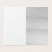 Carte pliée neige (Outside Unfolded)