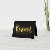 Carte pliée Neon Black Réservée