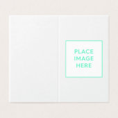 Carte pliée, papier : semi-brillant standard (Outside Unfolded)