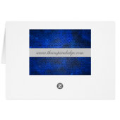 Carte pliée par nombre de Tableau en verre souillé (Dos Horizontal)