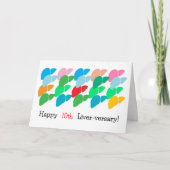 Carte pliée personnalisée pour l'anniversaire de t (Devant)