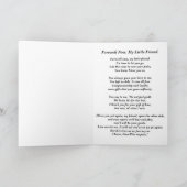 Carte pliée Poème Sympathy Pet (Intérieur)