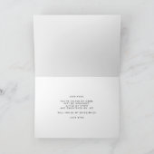 Carte pliée pour demande de témoin de mariage (Intérieur)