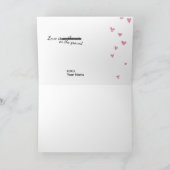 Carte pliée pour la Saint-Valentin (Intérieur)