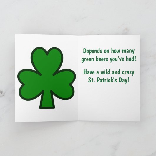 Carte pliée pour les fêtes (Intérieur)