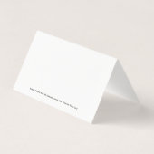 Carte pliée représentant un sapin de Noël dans une (Back)