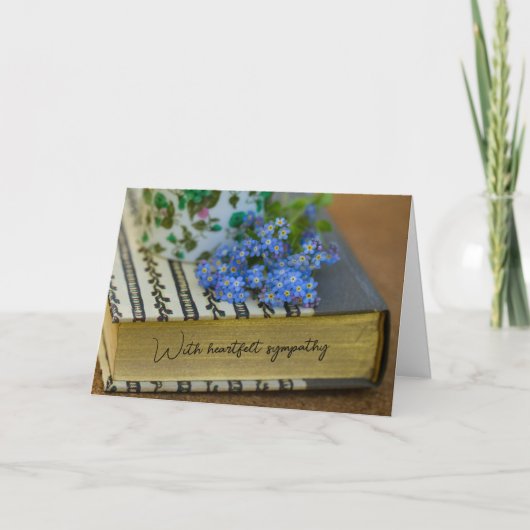 Carte pliée Sympathy (Devant)