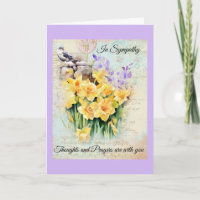 Carte pliée Sympathy