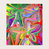 Carte pliée unique en marbre Abstrait (Inside Unfolded)