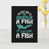 Carte Plongée - (Fleur jaune)