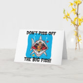 Carte Plongée à l'air drôle (Fleur jaune)