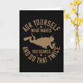 Carte Plongée - Ce Qui Vous Fait Peur Et Répéter (Fleur jaune)