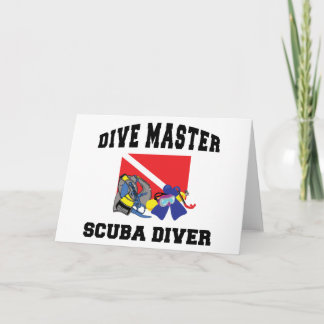 Carte Plongée Master SCUBA Diver