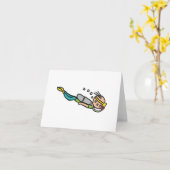 Carte Plongée sous-marine (Fleur jaune)