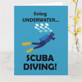 Carte Plongée sous-marine Vie sous-marine Plongée sous-m (Fleur jaune)