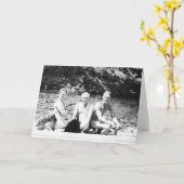 Carte Plongement maigre d'hommes (Fleur jaune)