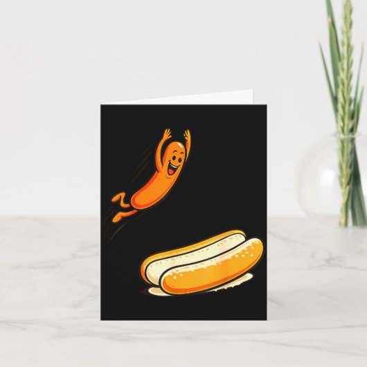 Carte Plongeon haut du hotdog (Devant)